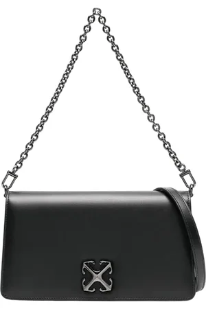 OFF-WHITE Hobo Bags - Borsa a tracolla con placca logo nera - Gr. unisize - in - für Damen