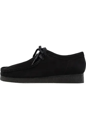 Clarks Low-Top Sneaker - Sneakers Wallabee Suede Nere - Gr. 41 (EU) - in - für Damen