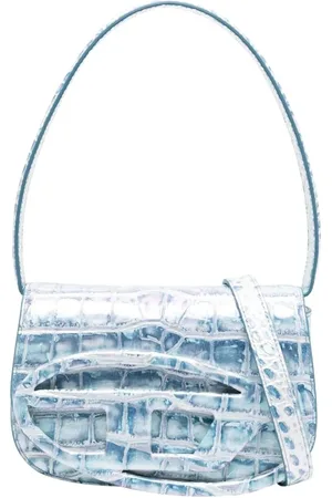 Diesel Hobo Bags - 1Dr Shoulder Bag - Leather - Blue - Gr. unisize - in - für Damen