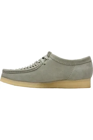 Clarks Low-Top Sneaker - Sneakers Wallabee Weave Suede Sage - Gr. 40 (EU) - in - für Damen