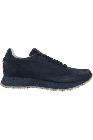 Barracuda Low-Top Sneaker - Vintage-Inspired Black Leather Sneakers With Textu - Gr. 40 (EU) - in - für Damen