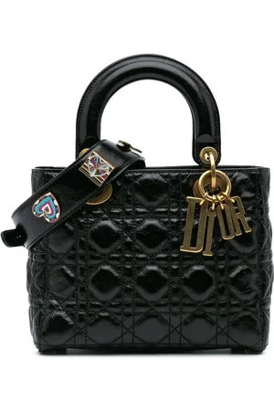 Dior Crossbody Bags - 2018 Small Crinkled Patent Cannage My ABCDior Lady - Gr. unisize - in - für Damen