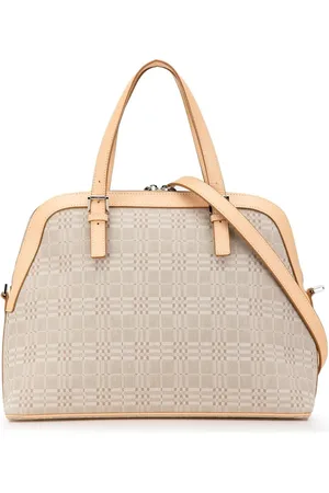 Burberry Crossbody Bags - 20th Leather Trimmed Canvas Dome Satchel - Gr. unisize - in - für Damen