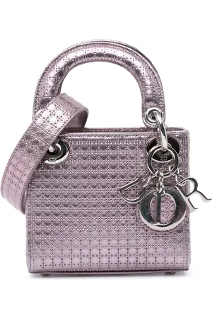 Dior Crossbody Bags - 2015 Micro Patent Microcannage Lady Dior - Gr. unisize - in - für Damen