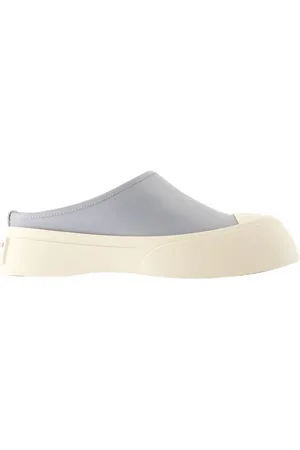 Marni Low-Top Sneaker - Blue Calfskin Sneakers With Chunky Rubber Sole - Gr. 39 (EU) - in - für Damen