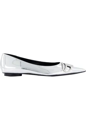 Diesel Ballerinas - Dames D-Venus Ballerina Zilver - Gr. 37 (EU) - in - für Damen