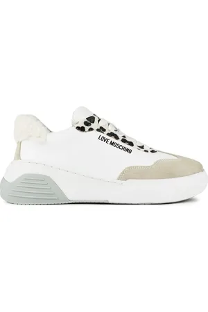 Moschino Low-Top Sneaker - Leopard Detail Chunky Sneakers - Gr. 39 (EU) - in - für Damen