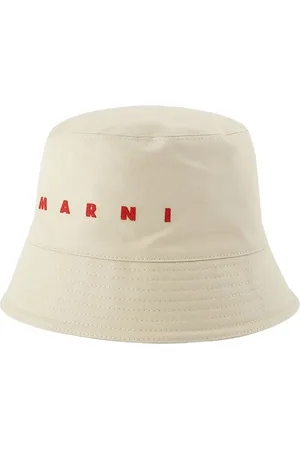 Marni Caps & Mützen - Bucket Hat - Cotton - Ivory - Gr. M - in - für Damen