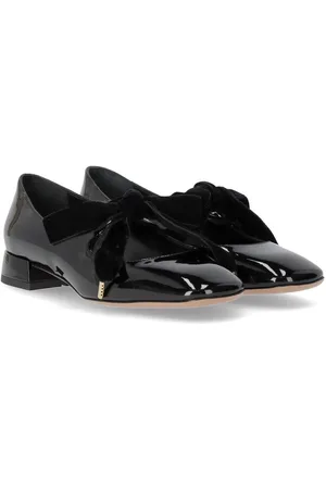 A.BOCCA Mary Jane Black Ballet Flat With Bow - Gr. 36_IT - in