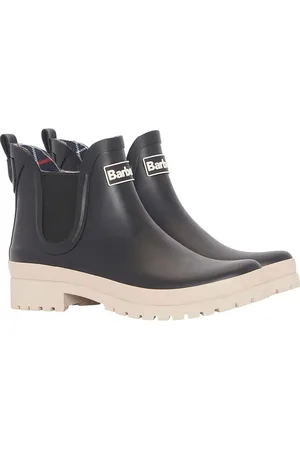 Barbour Low-Top Sneaker - Boots Caoutchouc Mallow chelsea noir semelle sable - Gr. 36 (EU) - in - für Damen
