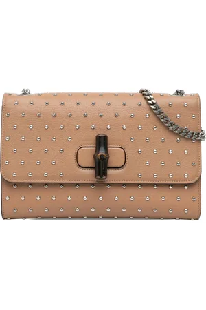 Gucci Hobo Bags - 2000-2015 Medium Leather Studded Miss Bamboo Cross - Gr. unisize - in - für Damen
