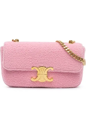 Céline Hobo Bags - 2022 Triomphe Tweed Claude Chain Shoulder Bag - Gr. unisize - in - für Damen