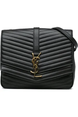 Saint Laurent Hobo Bags - 2018 Medium Lambskin Chevron Monogram Sulpice Bag - Gr. unisize - in - für Damen