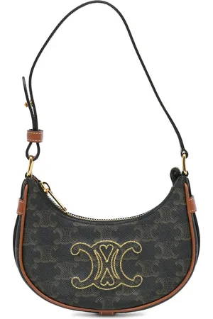 Céline Hobo Bags - 2022 Mini Triomphe Coated Canvas Ava Shoulder Bag - Gr. unisize - in - für Damen