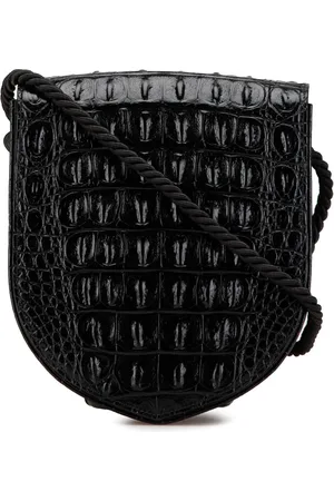 Céline Hobo Bags - 2000-2024 Croc Embossed Leather Ecusson Flap Cross - Gr. unisize - in - für Damen