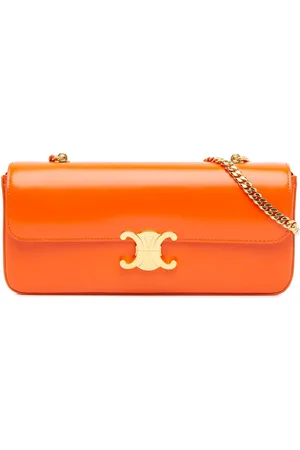 Céline Hobo Bags - 2021 Triomphe Calfskin Cuir Chain Shoulder Bag - Gr. unisize - in - für Damen