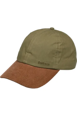 Barbour Caps & Mützen - Casquette Transport vert visiu00E8re velours brun - Gr. ONE SIZE - in - für Damen
