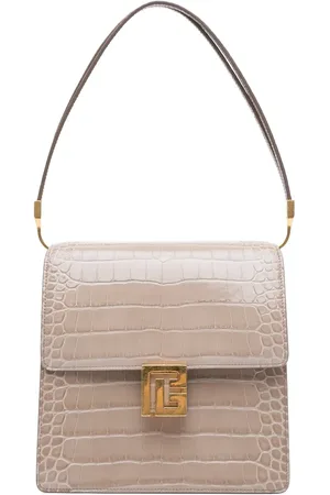 Balmain Hobo Bags - 2010-2024 Embossed Leather Ely Shoulder Bag - Gr. unisize - in - für Damen