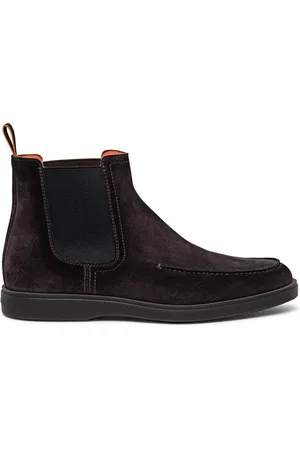 santoni Stiefel - Suede Chelsea boot - Gr. UK_10_5 - in - für Damen