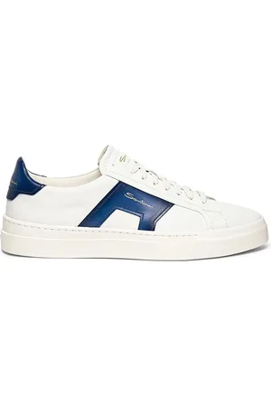 santoni Low-Top Sneaker - Men?s leather double buckle sneaker - Gr. UK_5 - in - für Damen