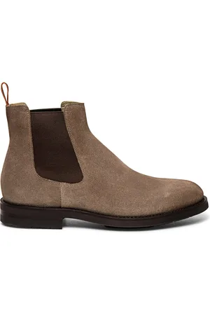 santoni Stiefel - Men?s suede Chelsea boot - Gr. UK_10 - in - für Damen