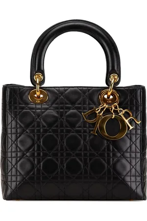 Dior Crossbody Bags - 1997 Medium Lambskin Cannage Lady Dior - Gr. unisize - in - für Damen