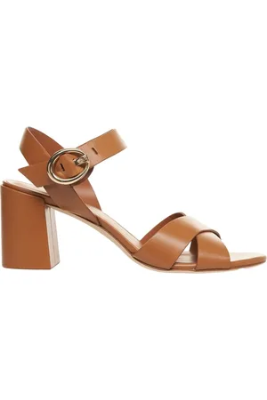 Stuart Weitzman Hohe Schuhe - Heeled leather sandal 