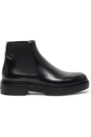 santoni Stiefel - Leather chelsea boot - Gr. UK_7_5 - in - für Damen