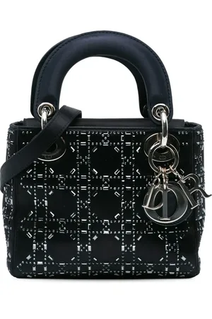 Dior Crossbody Bags - 2016 Mini Satin Cannage Strass Crystal Embellished - Gr. unisize - in - für Damen
