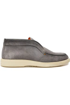 santoni Loafer - Half Hoge Instapper Grijs - Gr. UK_10 - in - für Damen