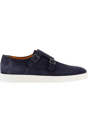 santoni Loafer - Heren Bankable Loafer Blauw - Gr. UK_11 - in - für Damen