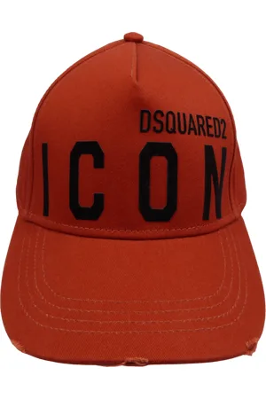 Dsquared2 Caps & Mützen - Cappello Arancio con Logo - Gr. ONE SIZE - in - für Damen