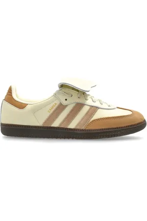 adidas Low-Top Sneaker - Samba Lt W Cream White/warm Sandstone/gold Met - Gr. US_10 - in - für Damen