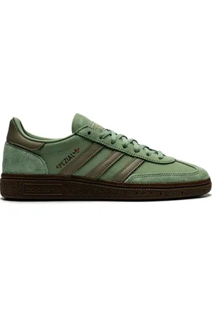 adidas Low-Top Sneaker - Handball Spezial W Silver Green/silver Pebble/gum5 - Gr. US_11_5 - in - für Damen