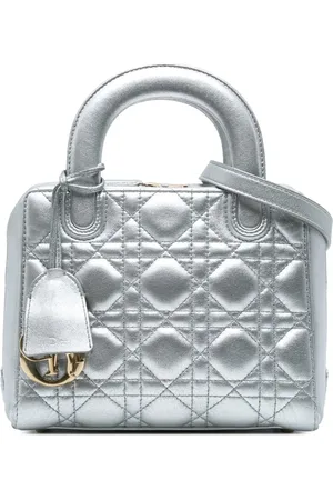 Dior Crossbody Bags - 2016 Metallic Lambskin Cannage Lily Tote - für Damen