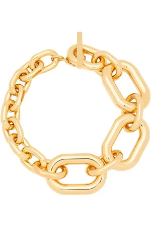 Paco rabanne Armbänder - Interlocking Link Bracelet With Polished Fini - Gr. ONE SIZE - in - für Damen