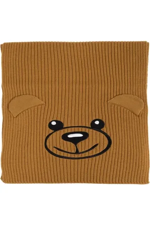 Moschino Tücher & Schals - Teddy Bear Embroidered Knitted Scarf - Gr. unisize - in - für Damen