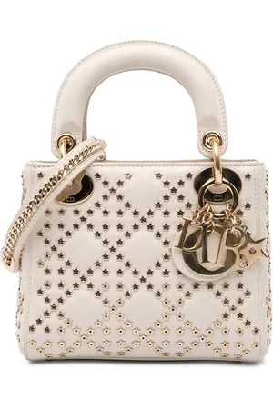 Dior Crossbody Bags - 2022 Mini Lambskin Cannage Lucky Star Studded Lady - Gr. unisize - in - für Damen
