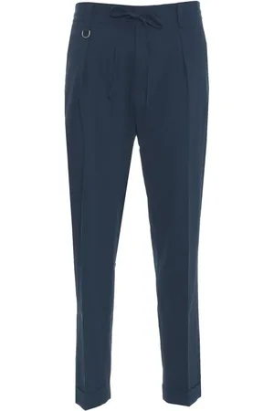 Paolo Pecora Ringe - Chino with drawstring - Gr. IT 46 - in Blau - für Damen