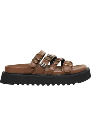 Pinko Slipper & Pantoletten - Leather sandals 