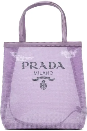 Prada Crossbody Bags - 2000-2013 Small Sequined Mesh Logo Tote - Gr. unisize - in - für Damen