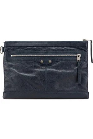 Balenciaga Clutches - 2016 Lambskin Motocross Classic Clip M Clutch - Gr. unisize - in - für Damen