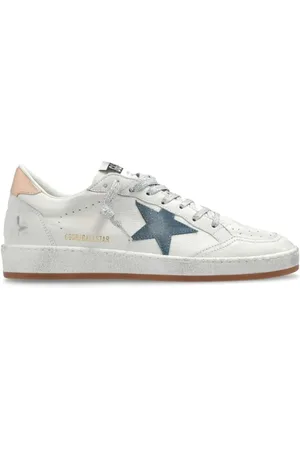 Golden Goose Low-Top Sneaker - Ball Star Distressed Leather Sneakers - Gr. 37 (EU) - in - für Damen