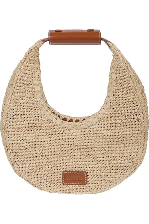 Staud Crossbody Bags - Moon Raffia Tote Bag Nude & Neutrals - Gr. unisize - in - für Damen