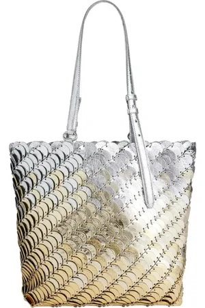 Paco rabanne Totes & Shopper - Tote Bag With Shimmering Metallic Discs Design - Gr. unisize - in - für Damen