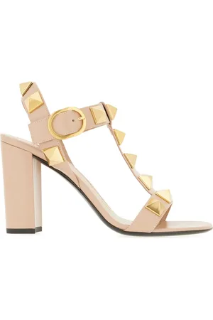 VALENTINO GARAVANI Sandalen - Valentino Skin pink leather sandals - Gr. 35 (EU) - in - für Damen