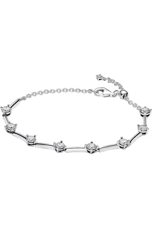 PANDORA Armbänder - Sterling bracelet withcubic zirconia - Gr. 16 - in Silber - für Damen