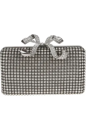 Self-Portrait Clutches - Silver Crystal Box Clutch - Gr. unisize - in - für Damen