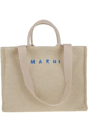 Marni Totes & Shopper - Large East/West Tote Bag In Woven Raffia - Gr. unisize - in - für Damen