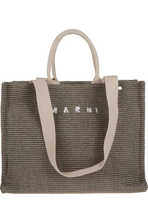 Marni Totes & Shopper - Large East/West Tote Bag In Woven Raffia - Gr. unisize - in - für Damen